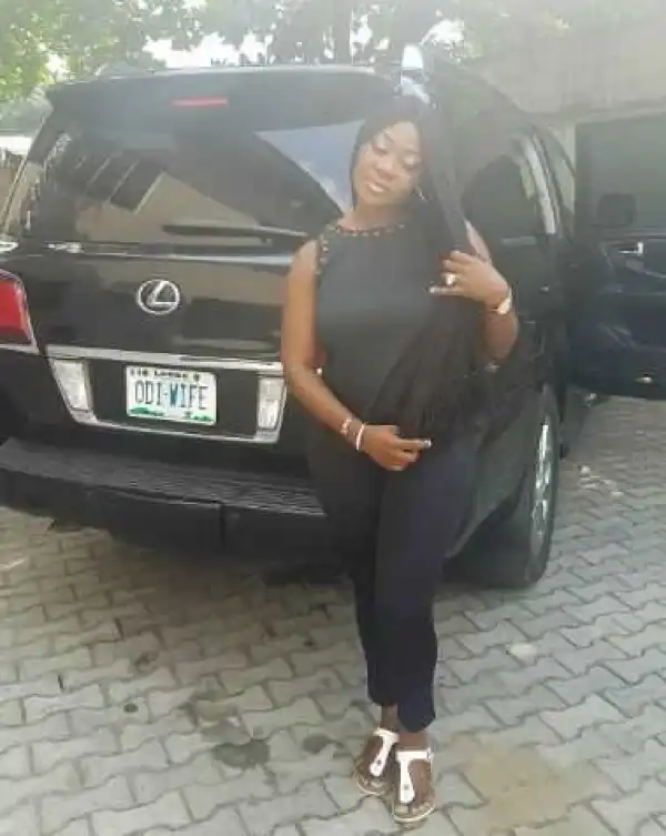 Mercy Johnson Shows Off Her Customized Car Number Plate In New Photo